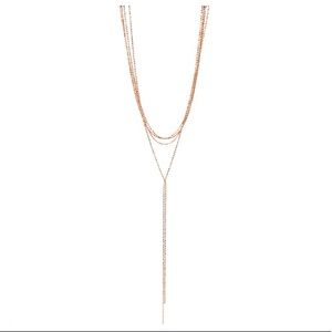 Rose Gold Choker/Drop Necklace